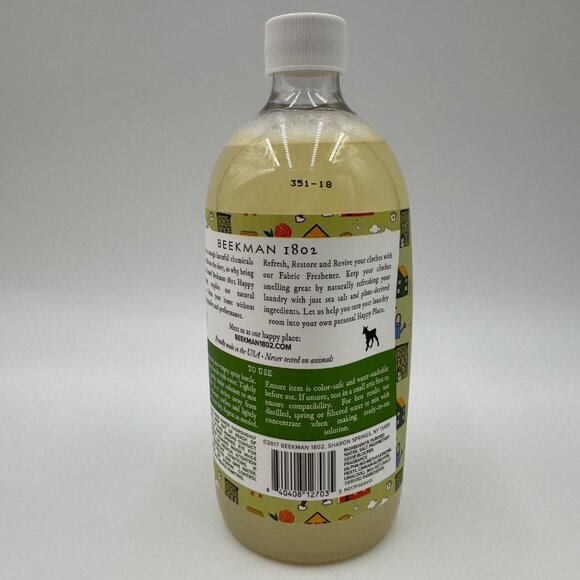 Beekman 1802 Happy Place Fabric Freshener Concentrate Sweet Grass Scent 22oz - Picture 5 of 12